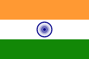 bandeira da índia
